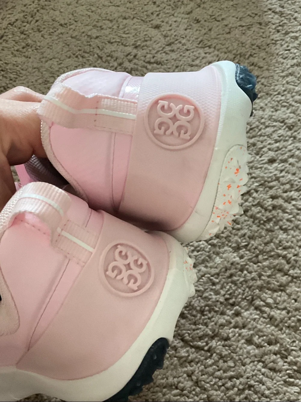 G/FORE Women's Pink G/18 Spikeless Golf Sneakers